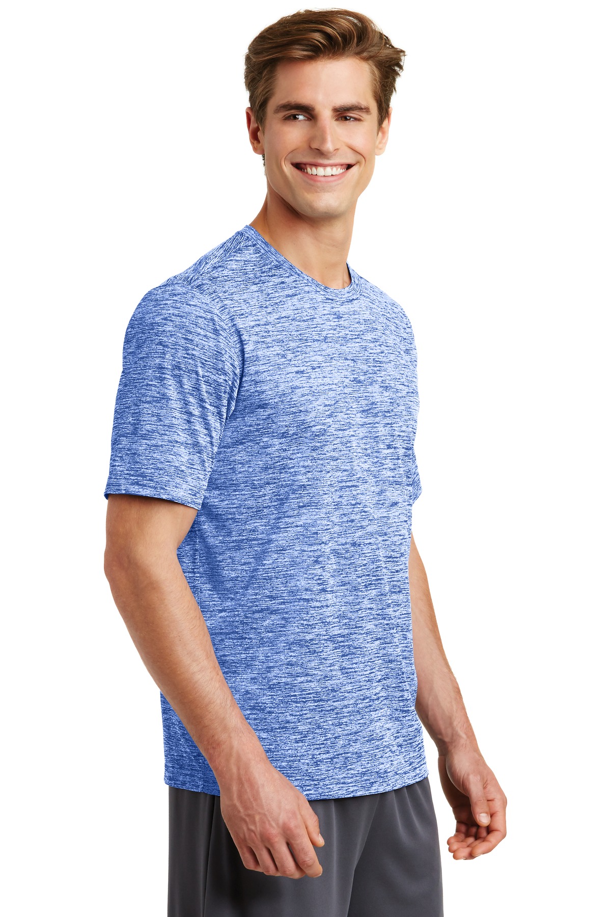 Sport-Tek PosiCharge Electric Heather Tee. ST390