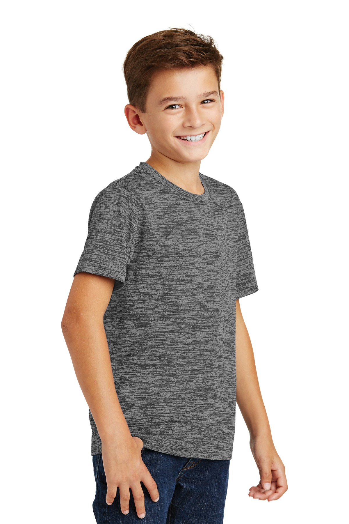 Sport-Tek Youth PosiCharge Electric Heather Tee. YST390