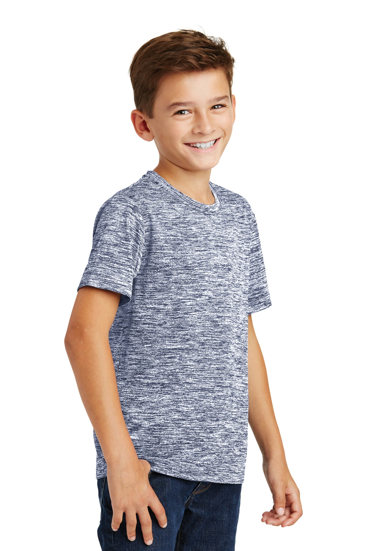 Sport-Tek Youth PosiCharge Electric Heather Tee. YST390