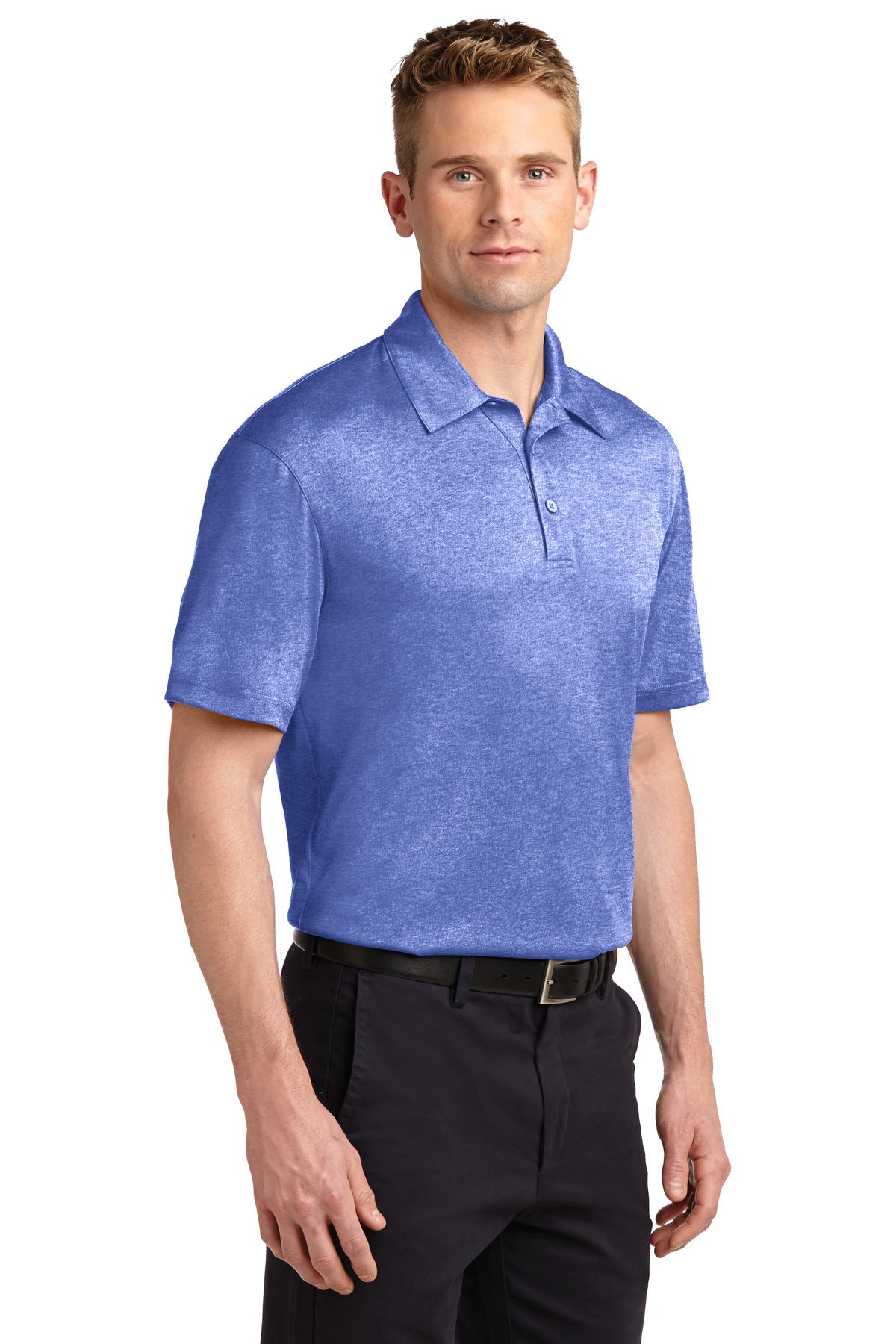 Sport-Tek Heather Contender Polo. ST660