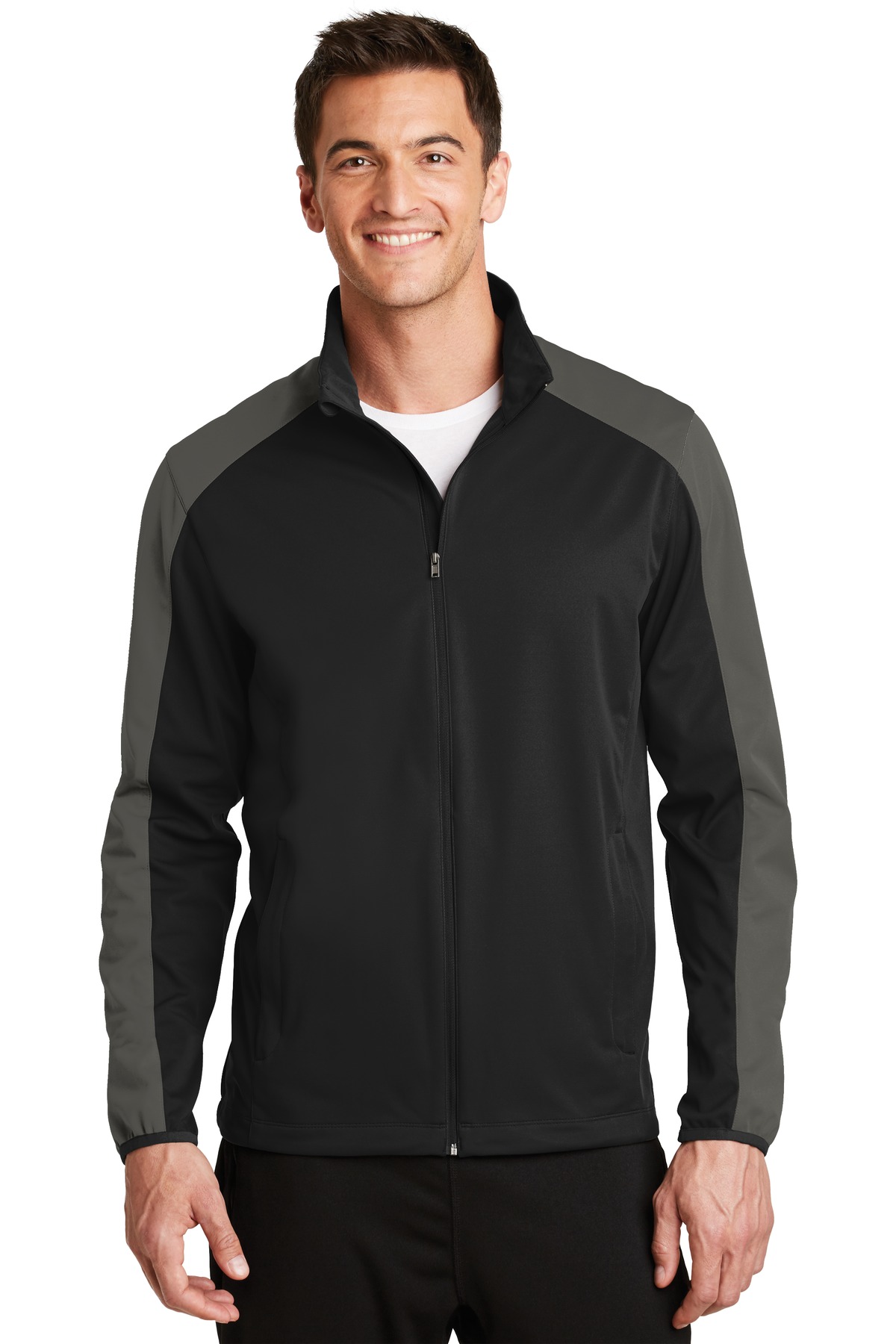 Port Authority Active Colorblock Soft Shell Jacket-Port Authority