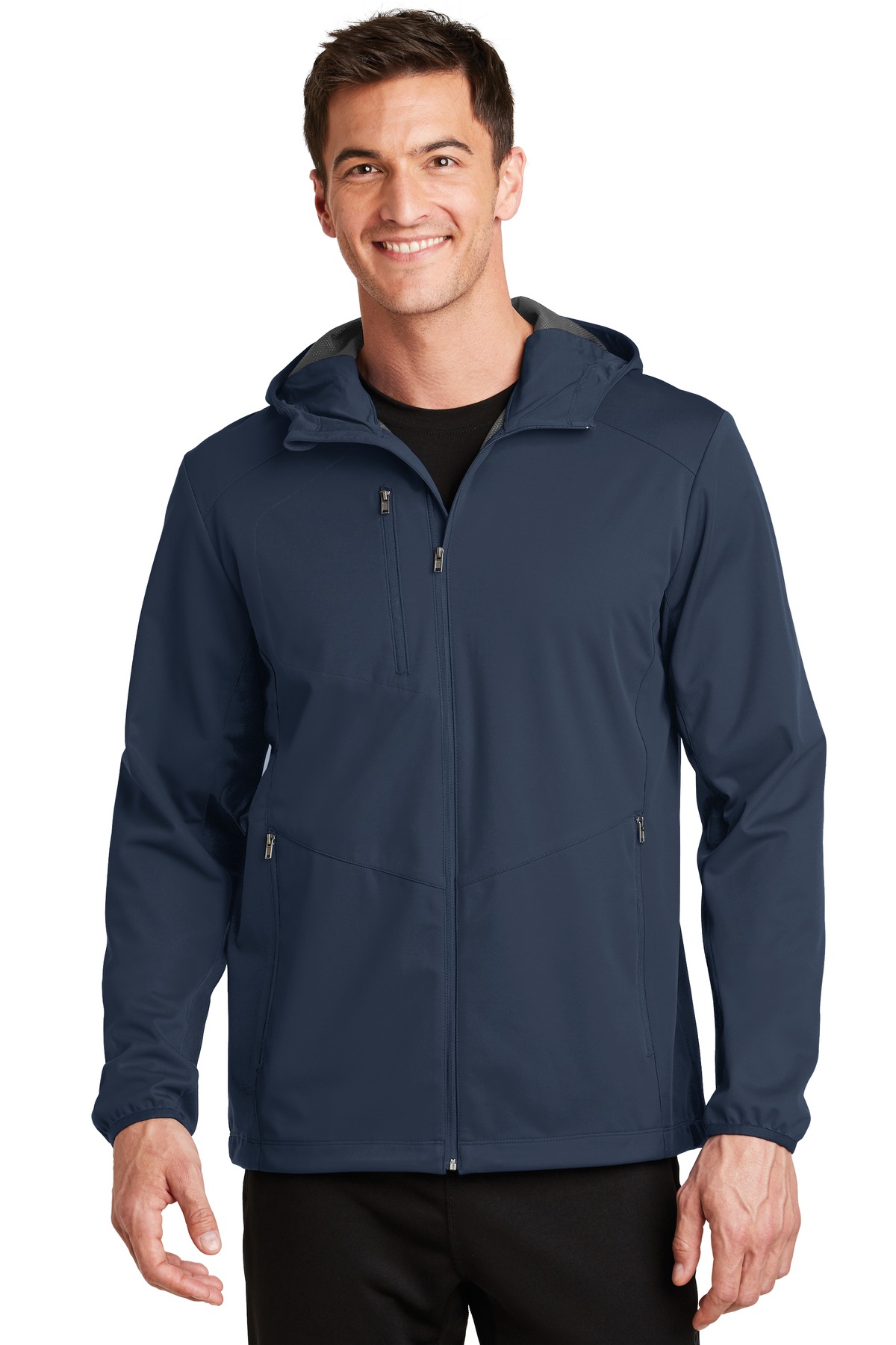 Port Authority ® Active Hooded Soft Shell Jacket. J719 - Image 3