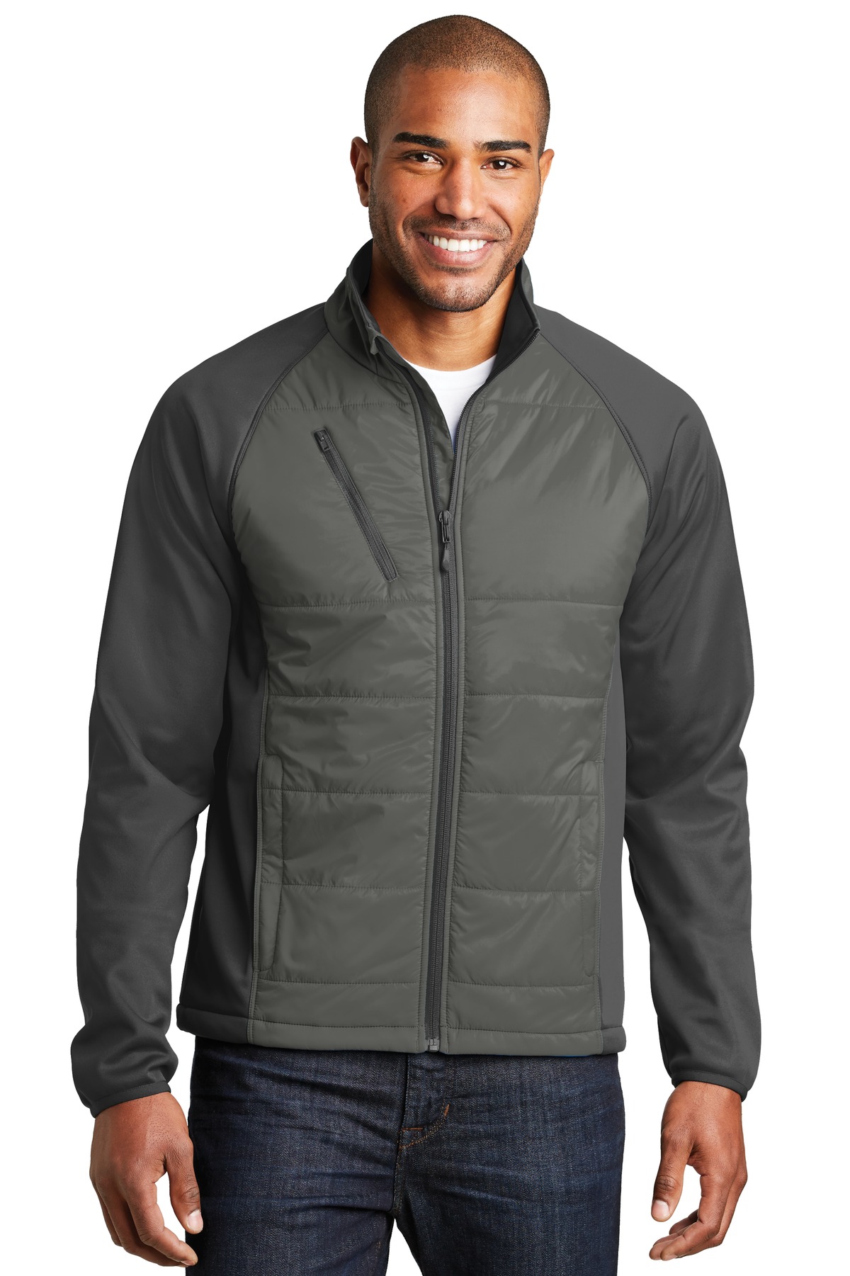 Port Authority ® Hybrid Soft Shell Jacket. J787 - Image 3