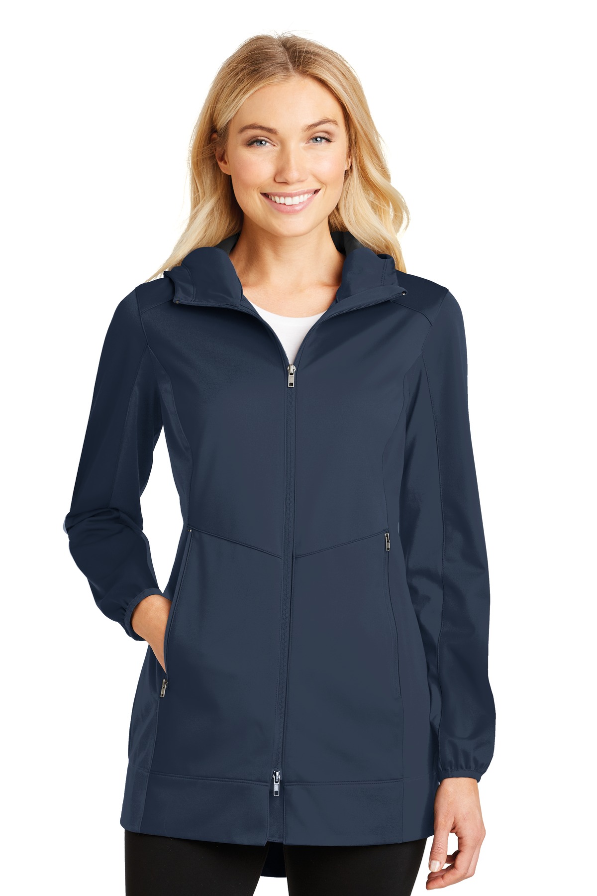 Port Authority Ladies Active Hooded Soft Shell Jacket. L719