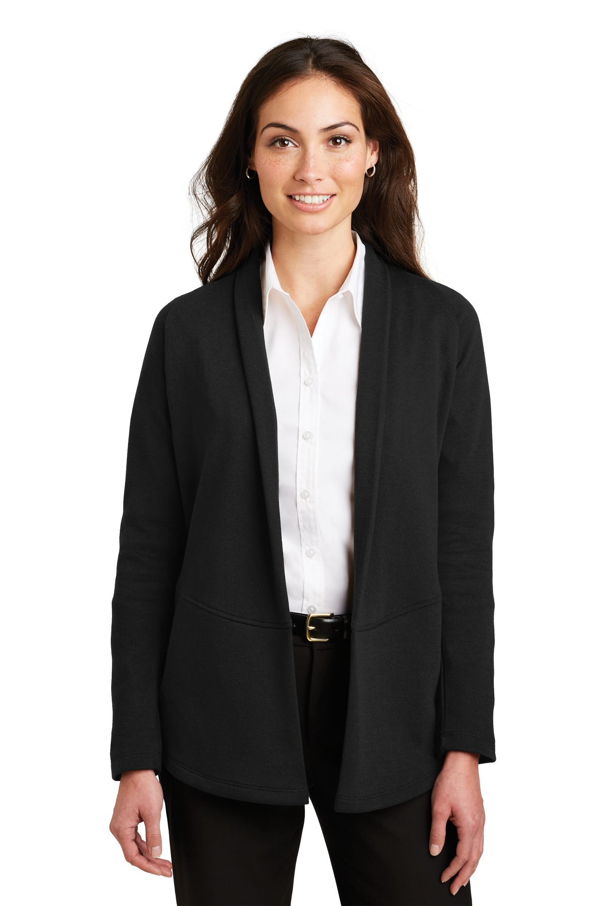 Port Authority ® Women's Interlock Cardigan. L807 - Image 2