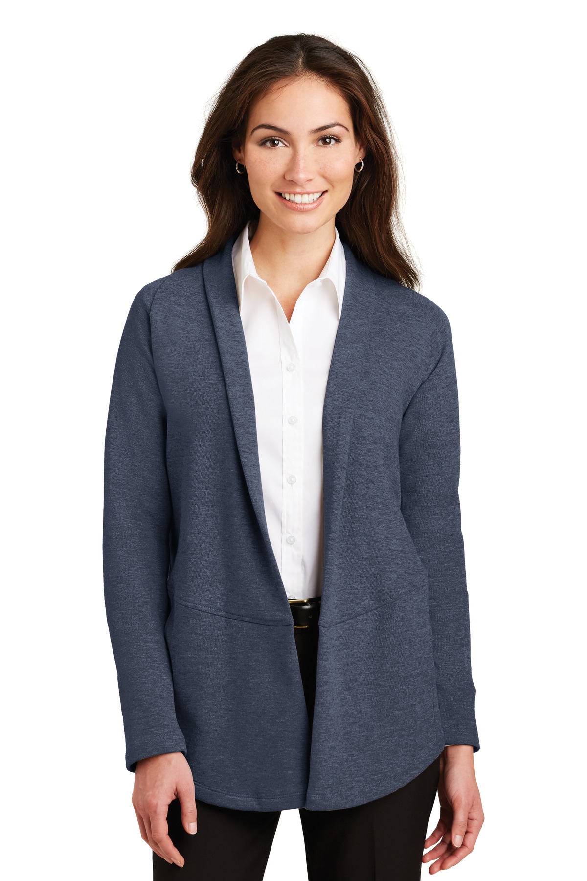 Port Authority ® Women's Interlock Cardigan. L807 - Image 3