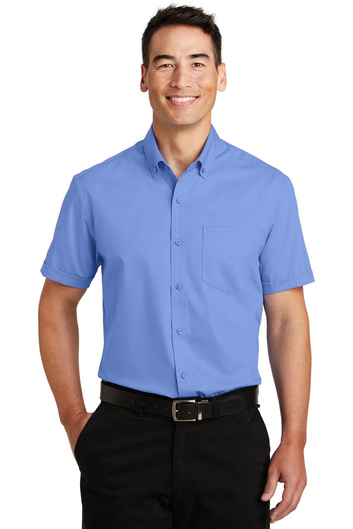 Port Authority Short Sleeve SuperPro Twill Shirt. S664