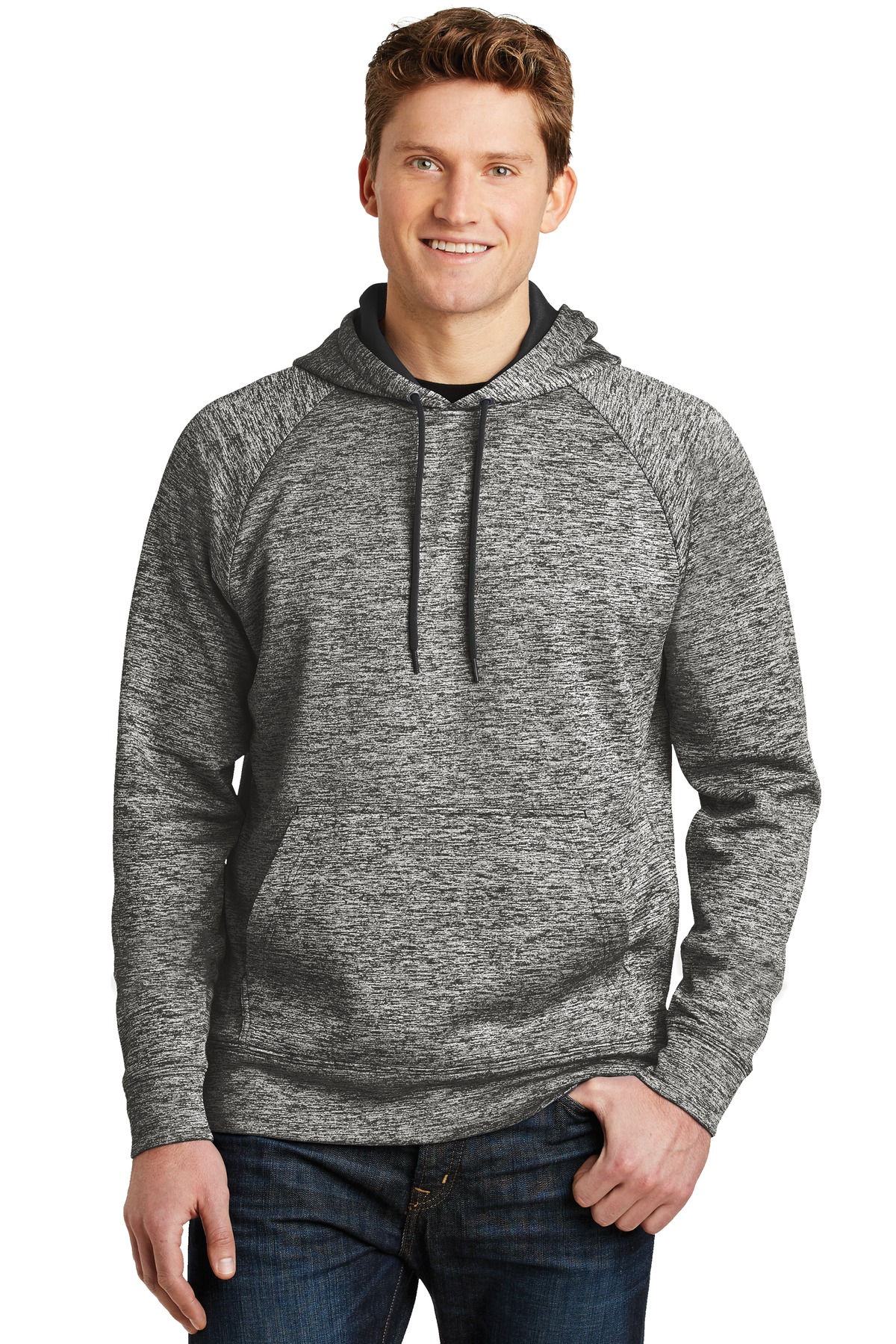Sport-Tek Hospitality Sweatshirts & Fleece ® PosiCharge® Electric Heather Fleece Hooded Pullover.-Sport-Tek