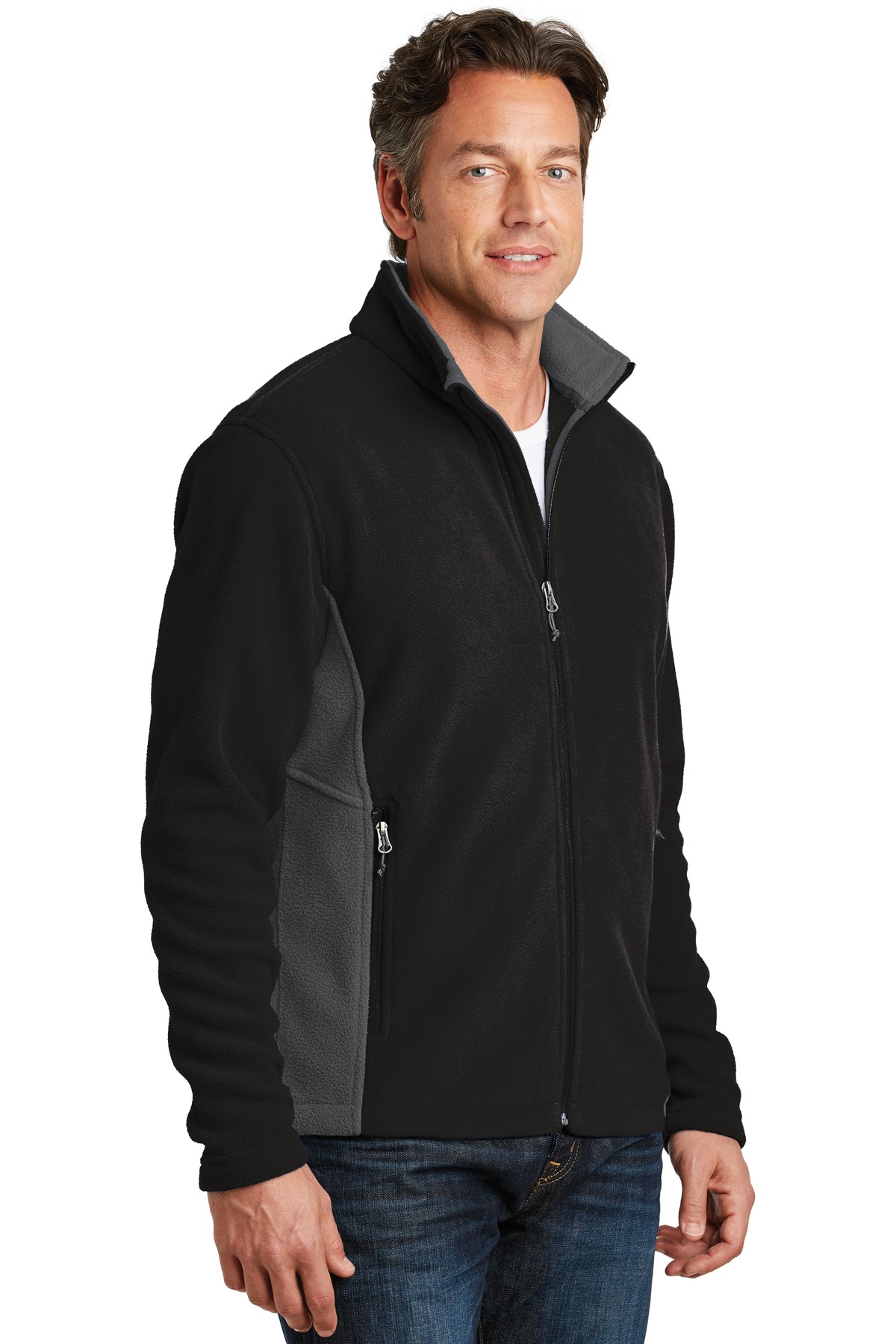 Port Authority Colorblock Value Fleece Jacket. F216