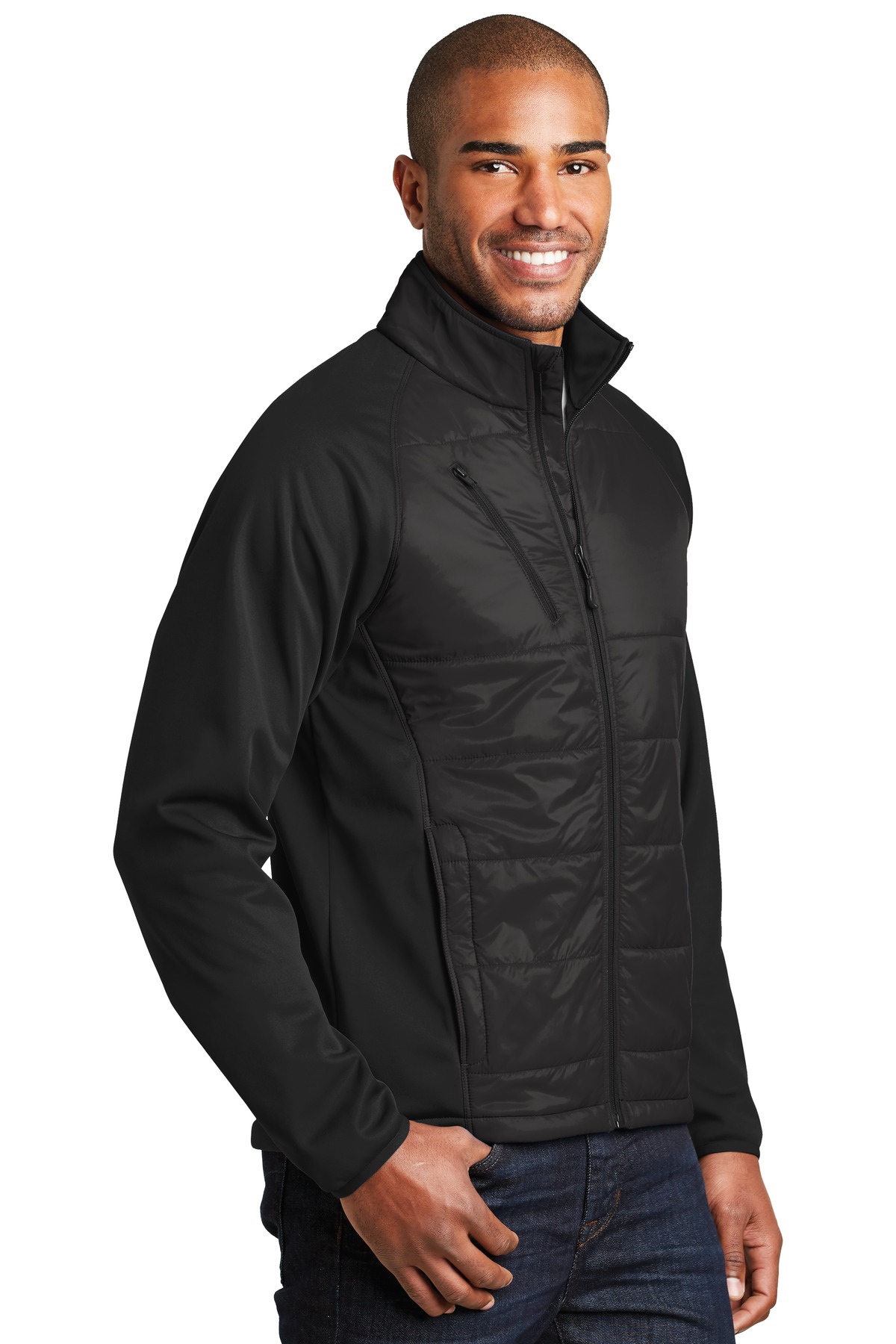 Port Authority Hybrid Soft Shell Jacket. J787