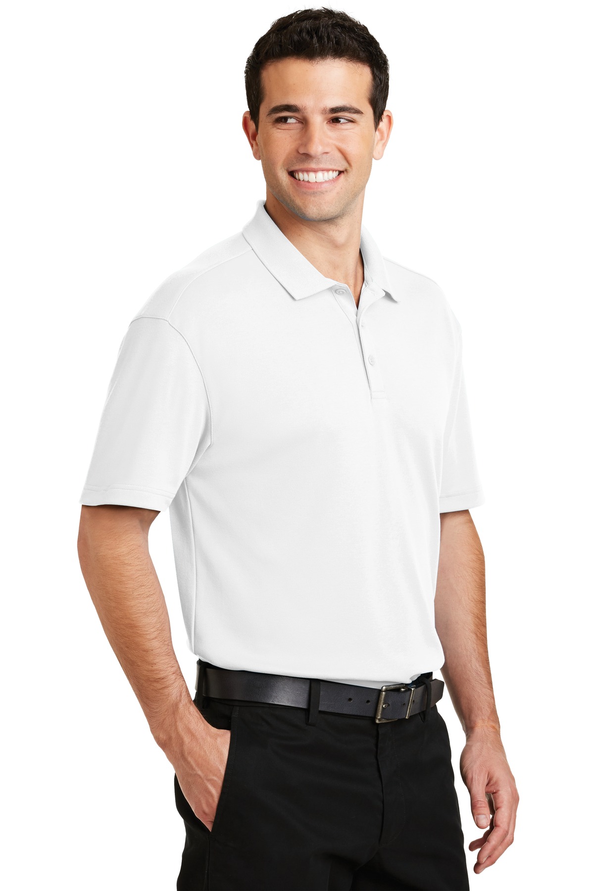Port Authority Silk Touch Interlock Performance Polo. K5200