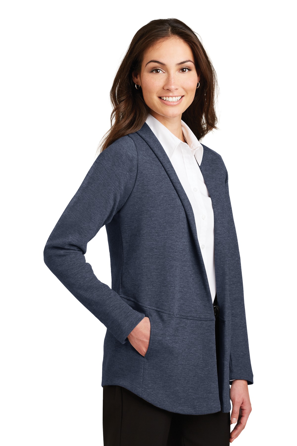 Port Authority Women's Interlock Cardigan. L807