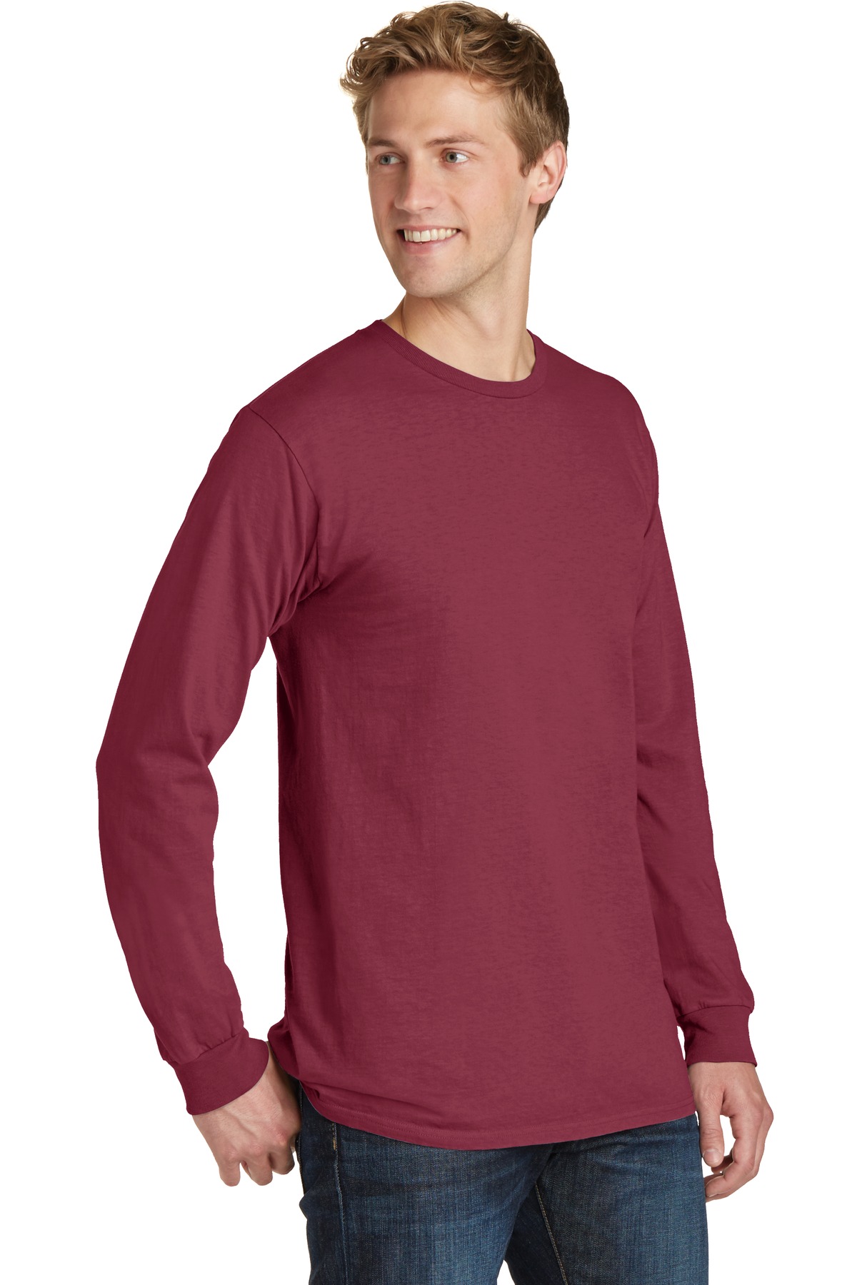 Port & Company Beach Wash Garment-Dyed Long Sleeve Tee PC099LS