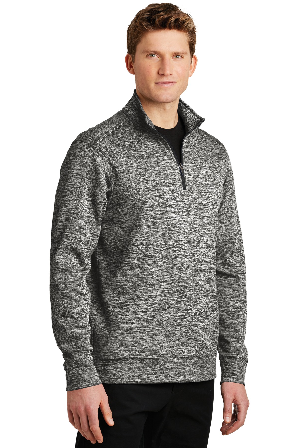 Sport-Tek PosiCharge Electric Heather Fleece 1/4-Zip Pullover. ST226