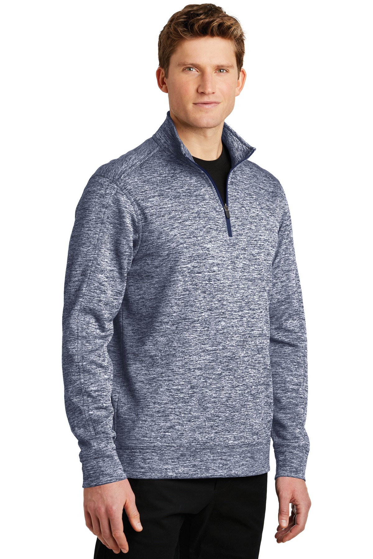 Sport-Tek PosiCharge Electric Heather Fleece 1/4-Zip Pullover. ST226