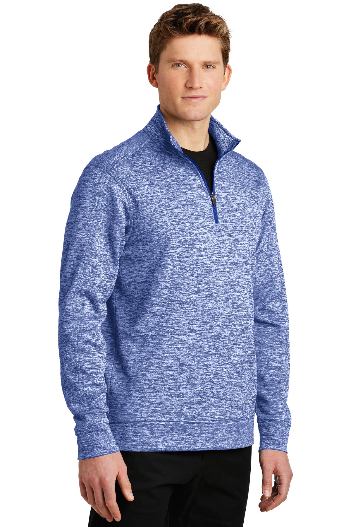 Sport-Tek PosiCharge Electric Heather Fleece 1/4-Zip Pullover. ST226