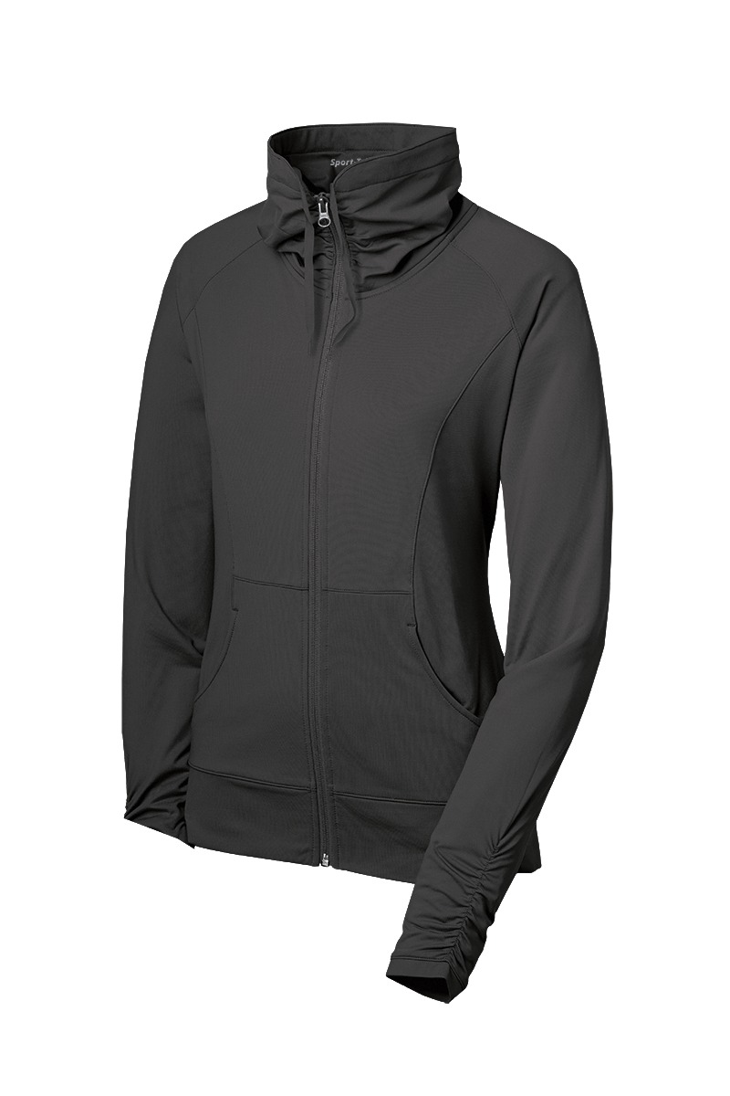 Sport-Tek Women's Sport-Wick Stretch Full-Zip Jacket. LST852