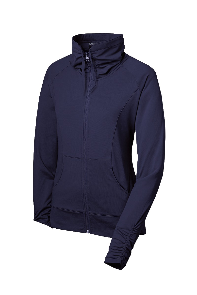 Sport-Tek Women's Sport-Wick Stretch Full-Zip Jacket. LST852