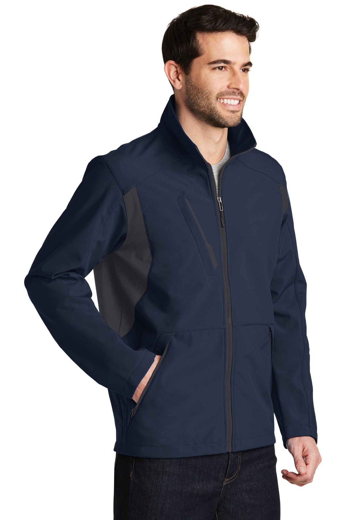 Port Authority Back-Block Soft Shell Jacket. J336