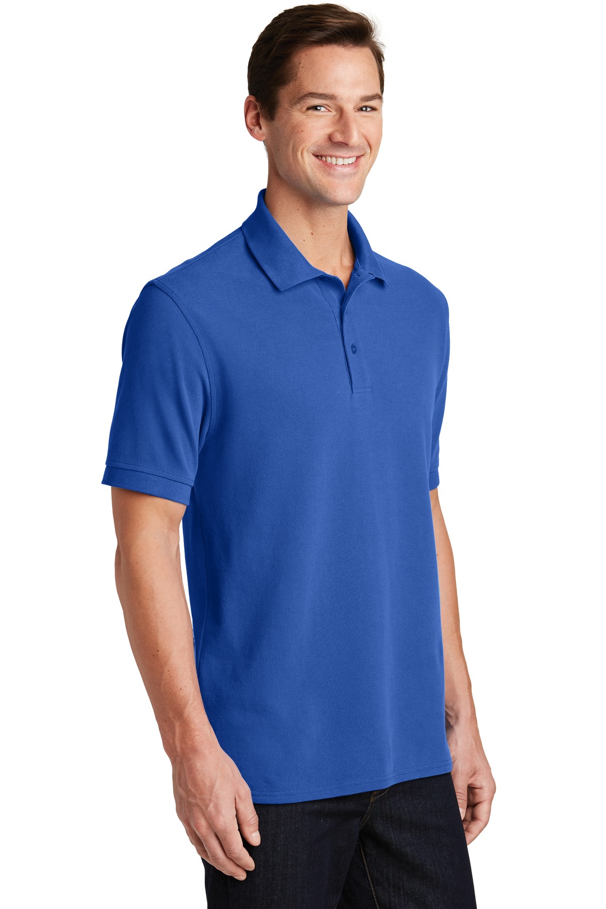 Port & Co Combed Ring Spun Pique Polo. KP1500
