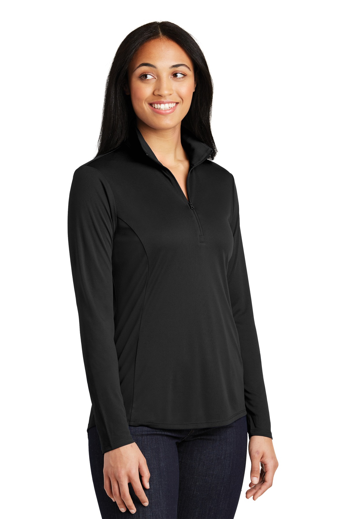 Sport-Tek Women's PosiCharge Competitor 1/4-Zip Pullover. LST357