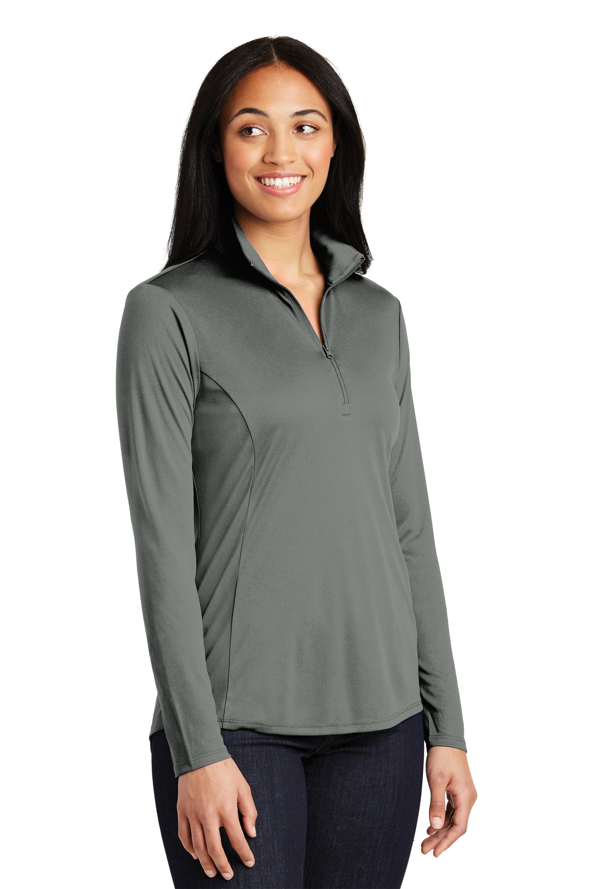 Sport-Tek Women's PosiCharge Competitor 1/4-Zip Pullover. LST357