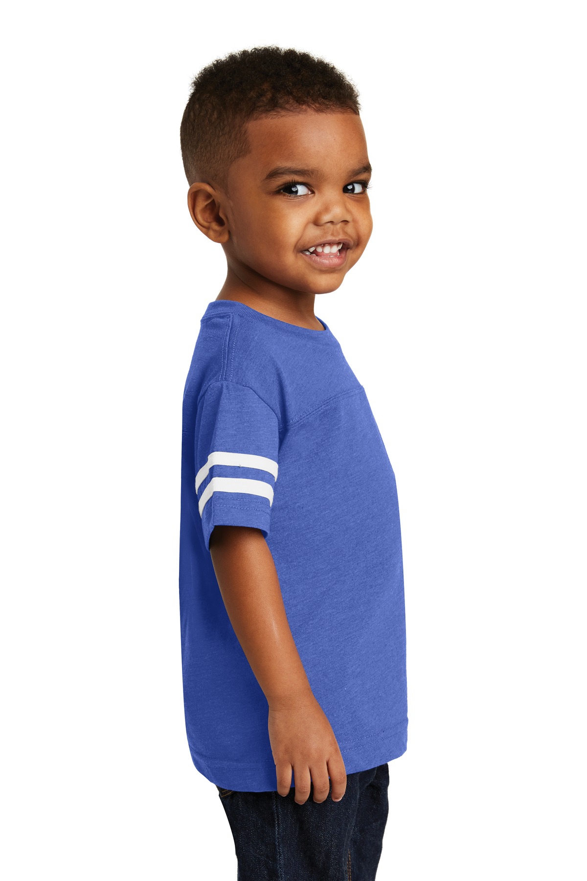DISCONTINUED Rabbit Skins Toddler Football Fine Jersey Tee. RS3037