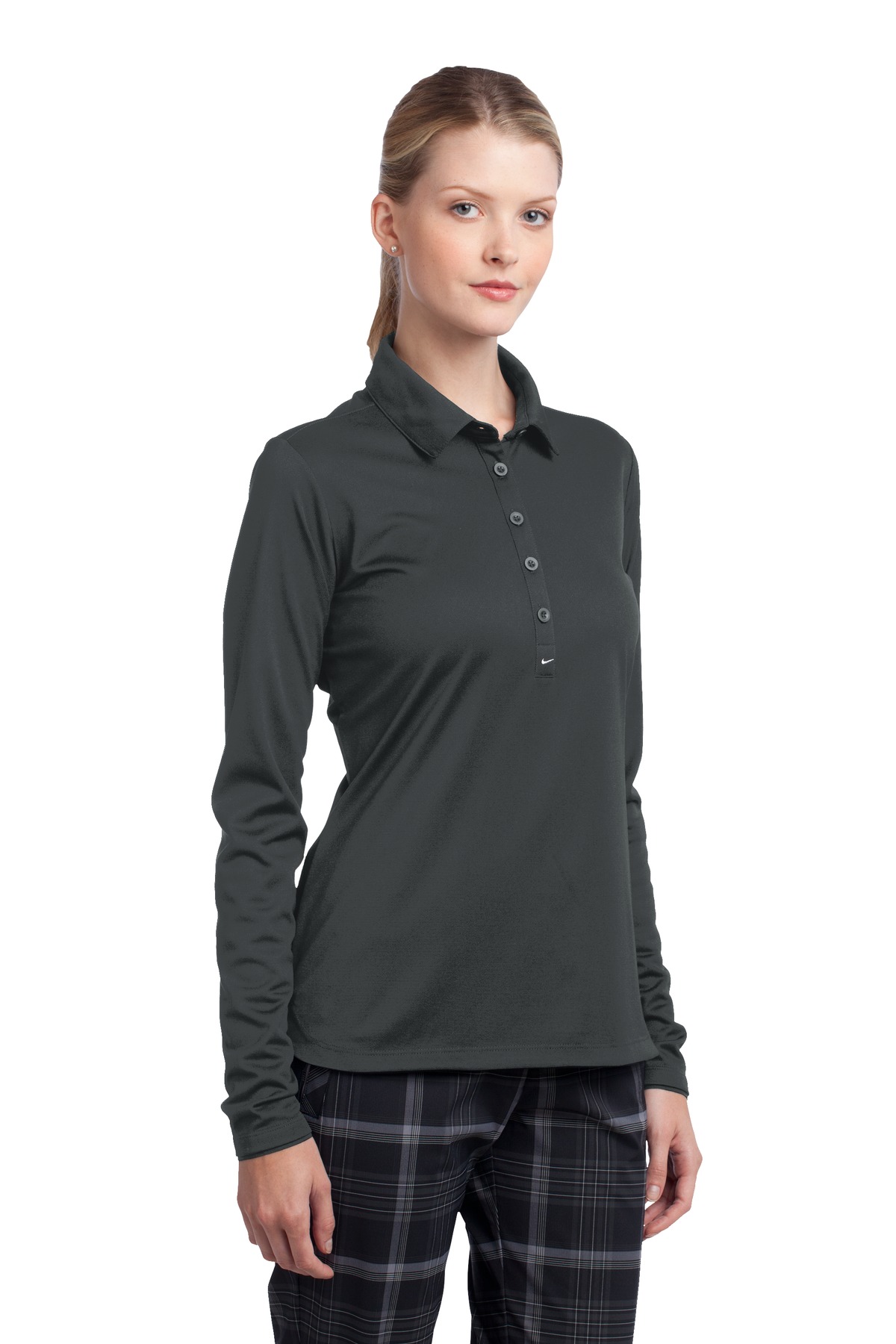 Nike Women's Long Sleeve Dri-FIT Stretch Tech Polo. 545322