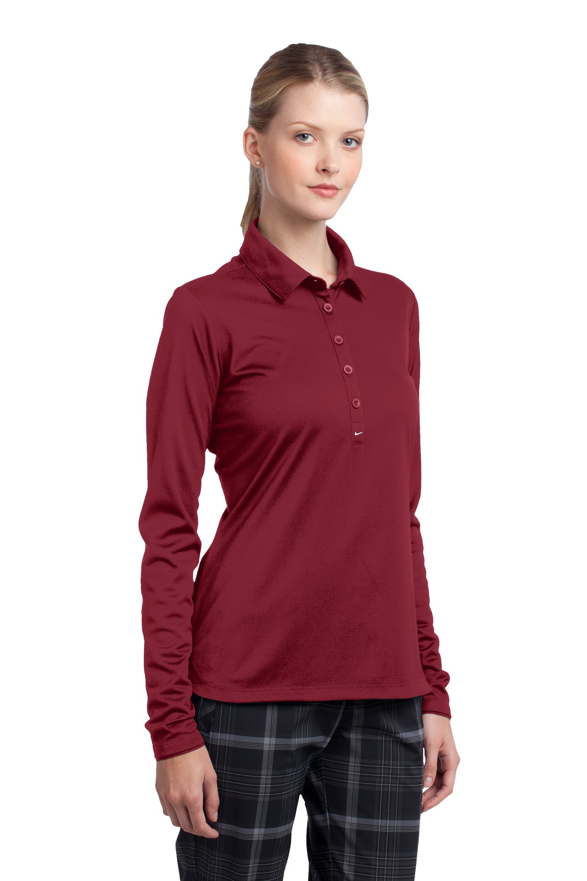 Nike Women's Long Sleeve Dri-FIT Stretch Tech Polo. 545322