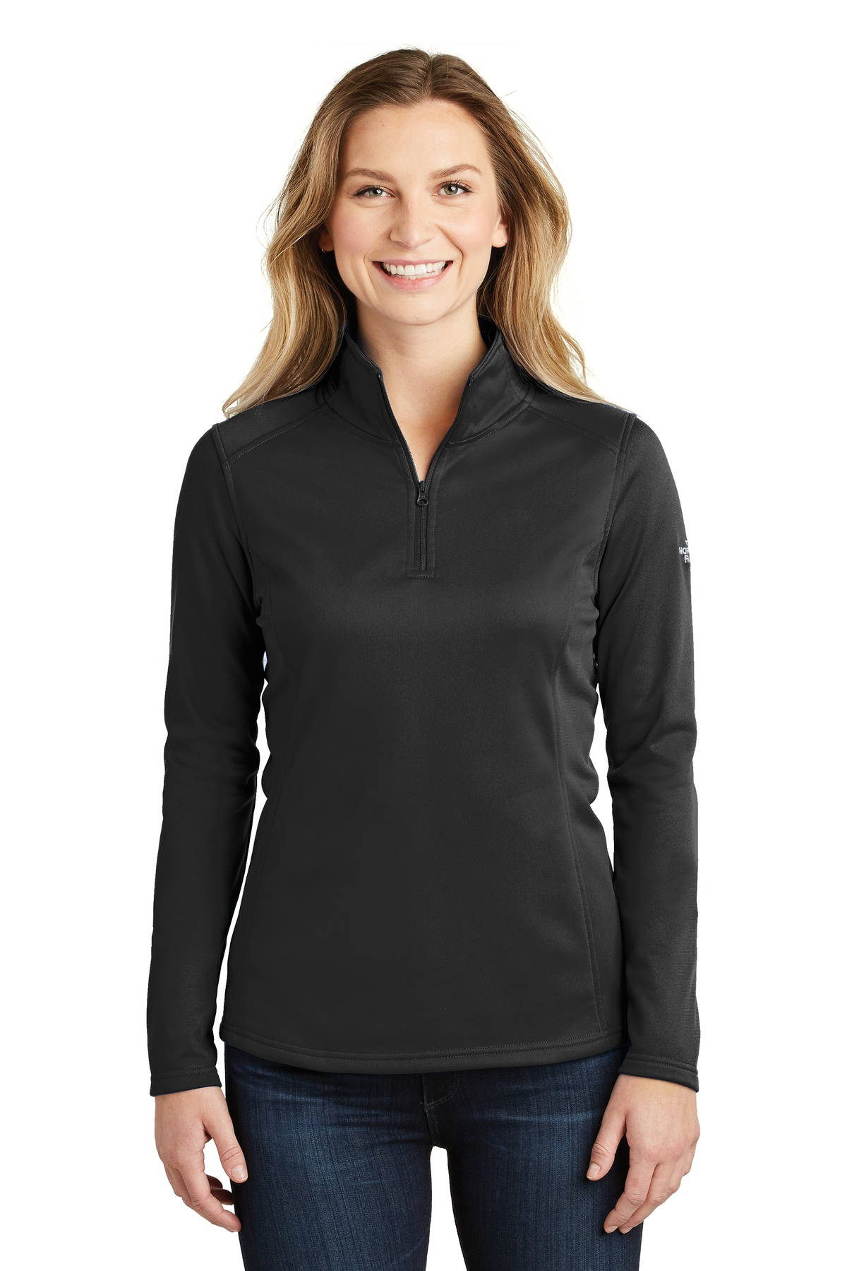The North Face Ladies Outerwear Sweatshirts & Fleece for Hospitality ® Ladies Tech 1/4-Zip Fleece.-The North Face