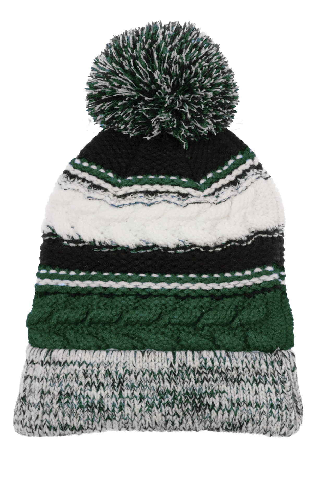 Sport-Tek Pom Pom Team Beanie-Sport&#45;Tek