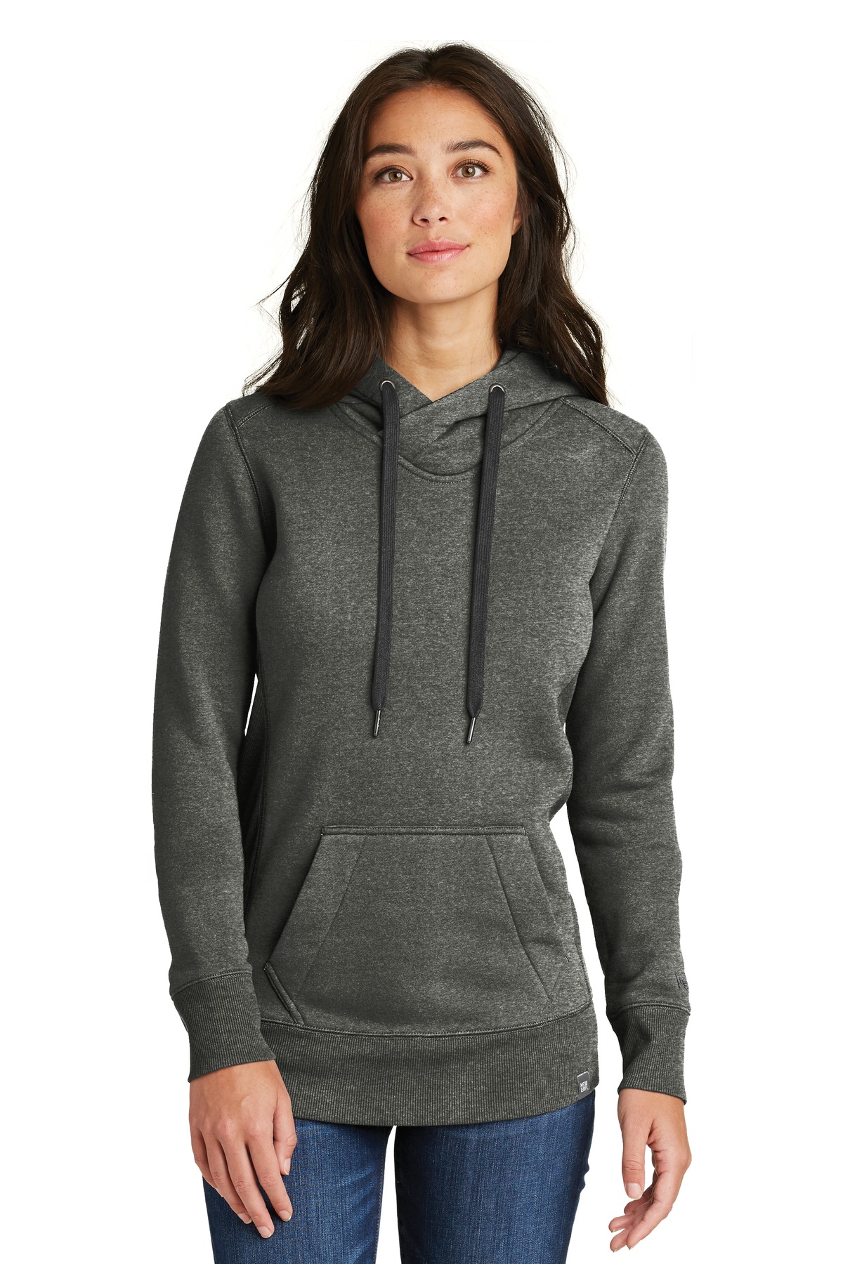 LNEA500-New Era    Ladies French Terry Pullover Hoodie. LNEA500