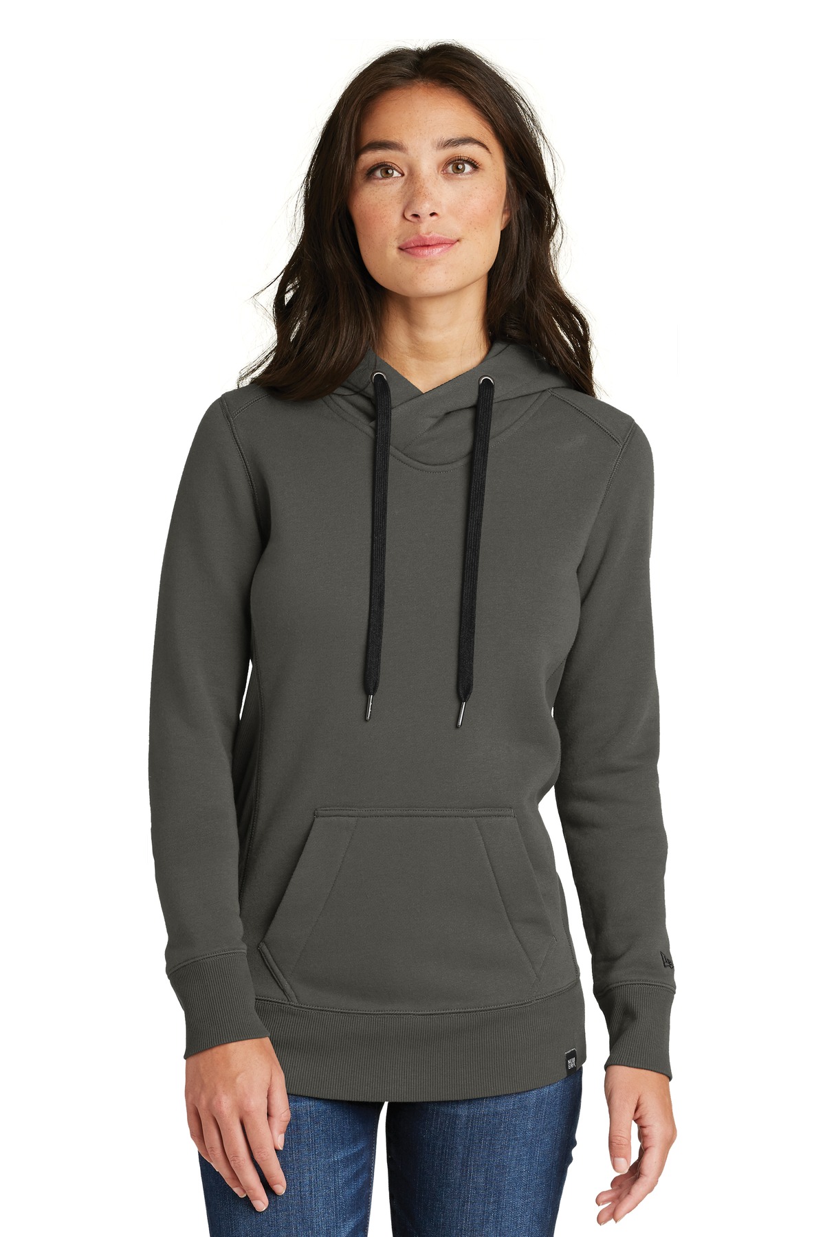 New Era Ladies French Terry Pullover Hoodie. LNEA500