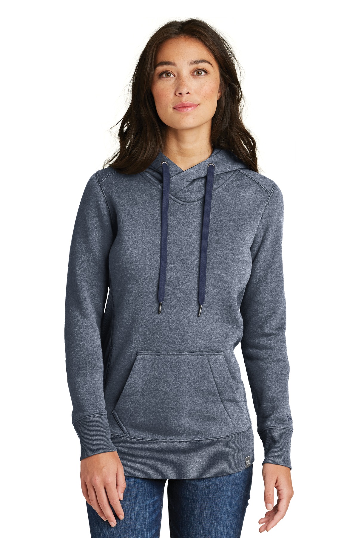 New Era Ladies French Terry Pullover Hoodie. LNEA500