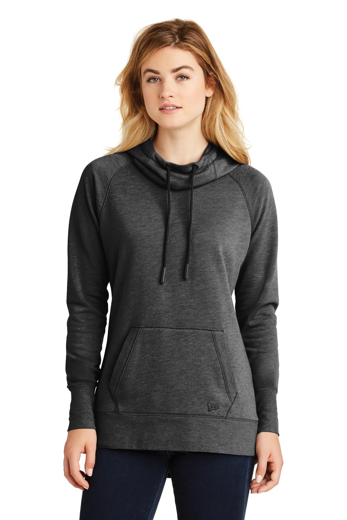 New Era Ladies Tri-Blend Fleece Pullover Hoodie. LNEA510