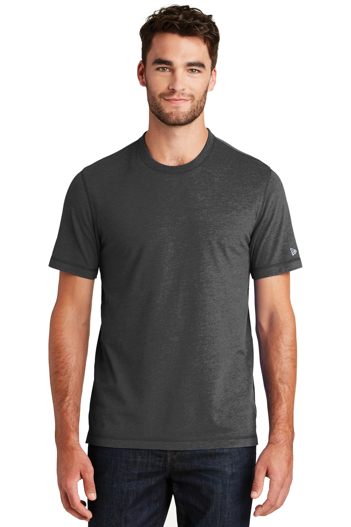 New Era Sueded Cotton Blend Crew Tee. NEA120