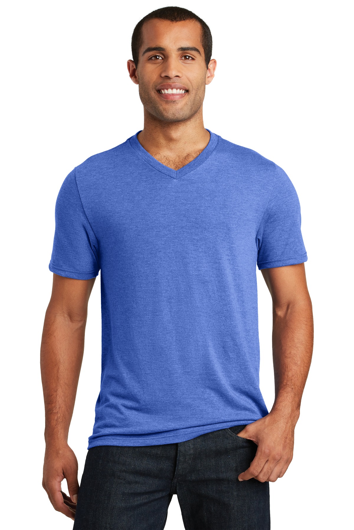 District   Perfect Tri V-Neck Tee. DT1350