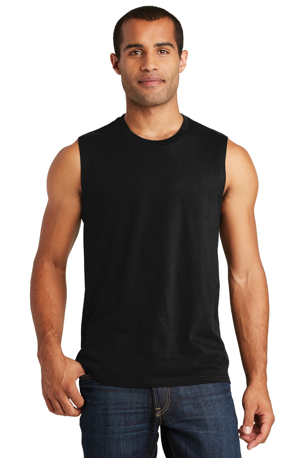 District Hospitality T-Shirts ® V.I.T. Muscle Tank.-District