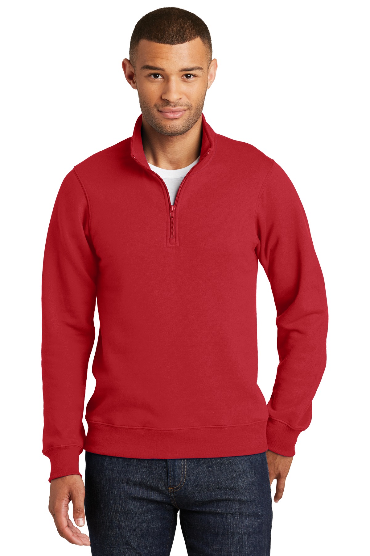 Port and Company Fan Favorite Fleece 1/4-Zip Pullover Sweatshirt. PC850Q