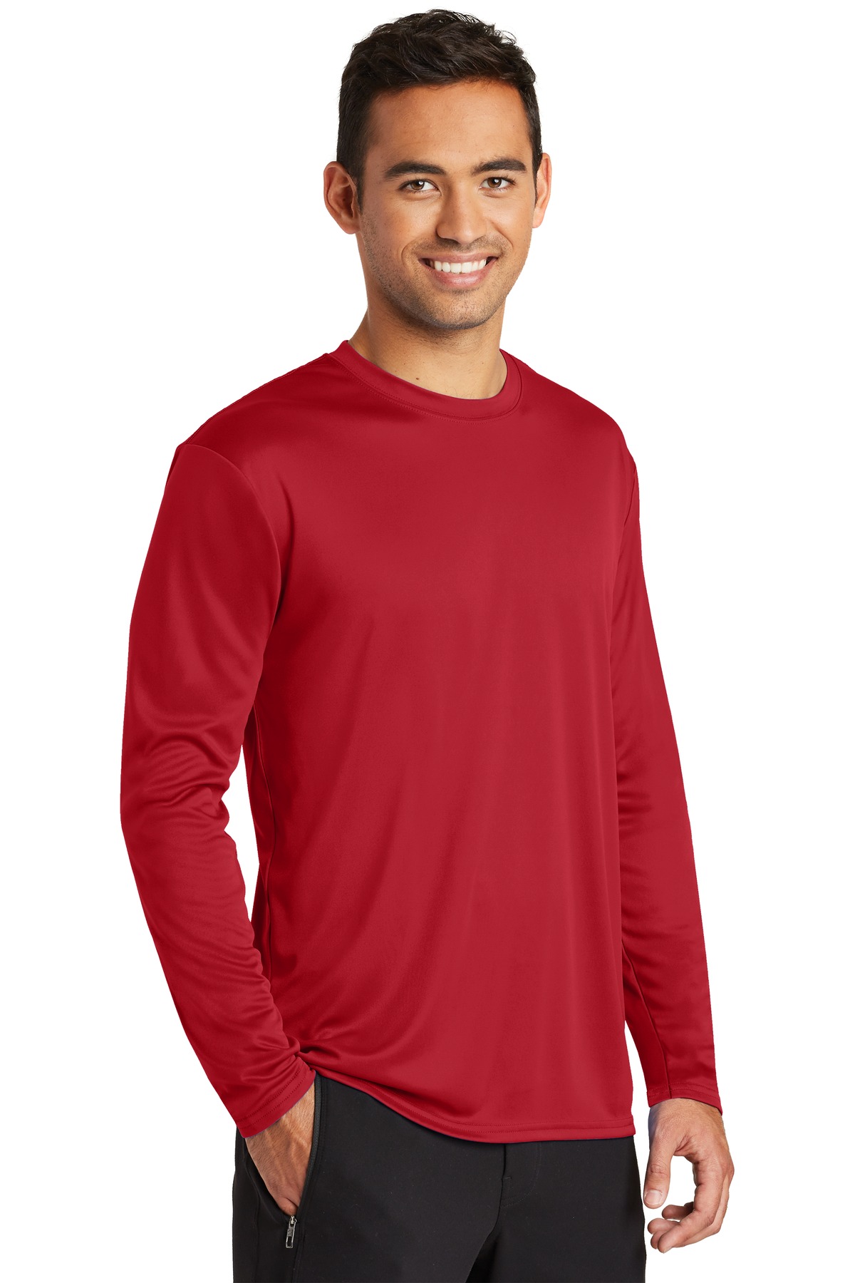Port & Co Long Sleeve Performance Tee. PC380LS