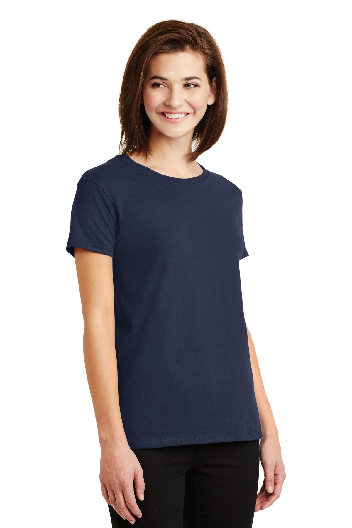 Gildan Women's Ultra Cotton 100% US Cotton T-Shirt. 2000L
