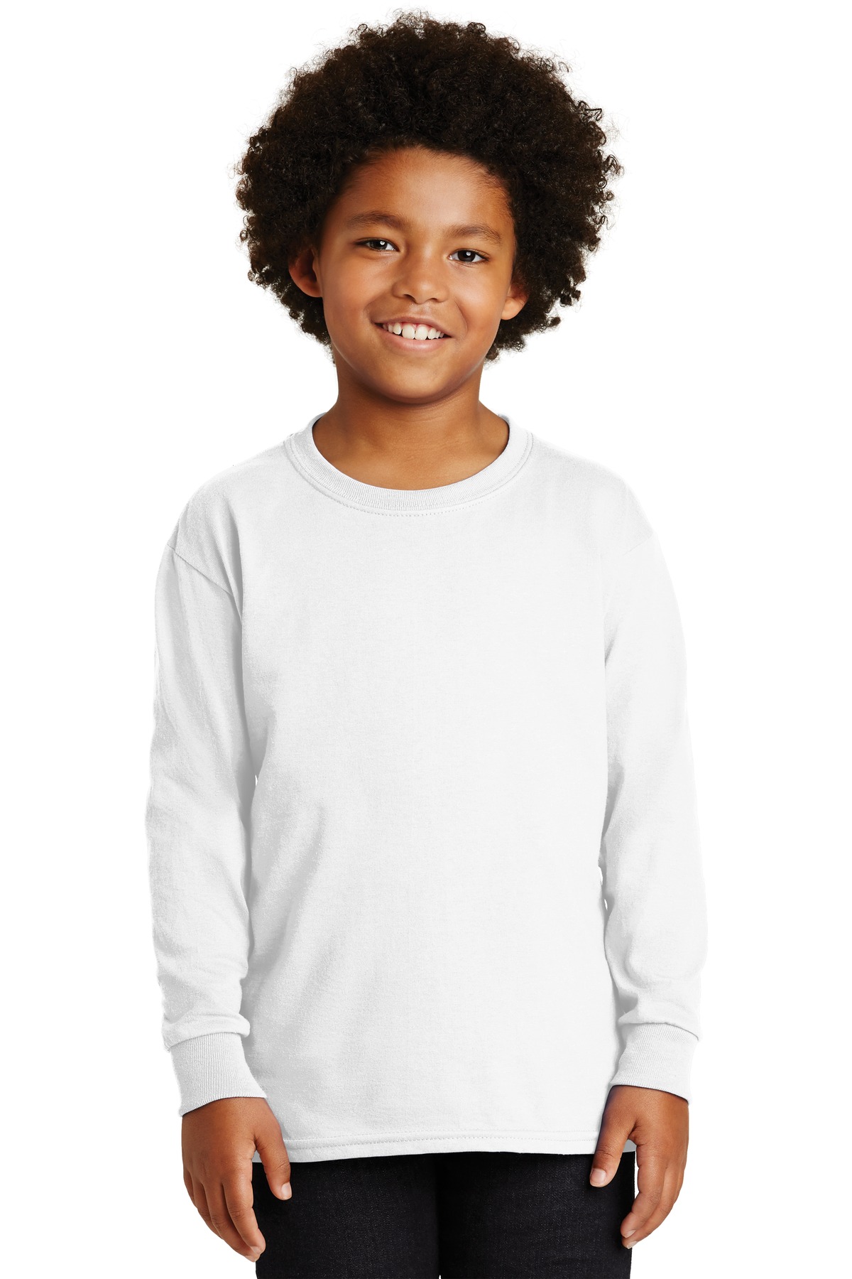 Gildan  - Youth Ultra Cotton  Long Sleeve T-Shirt.  2400B
