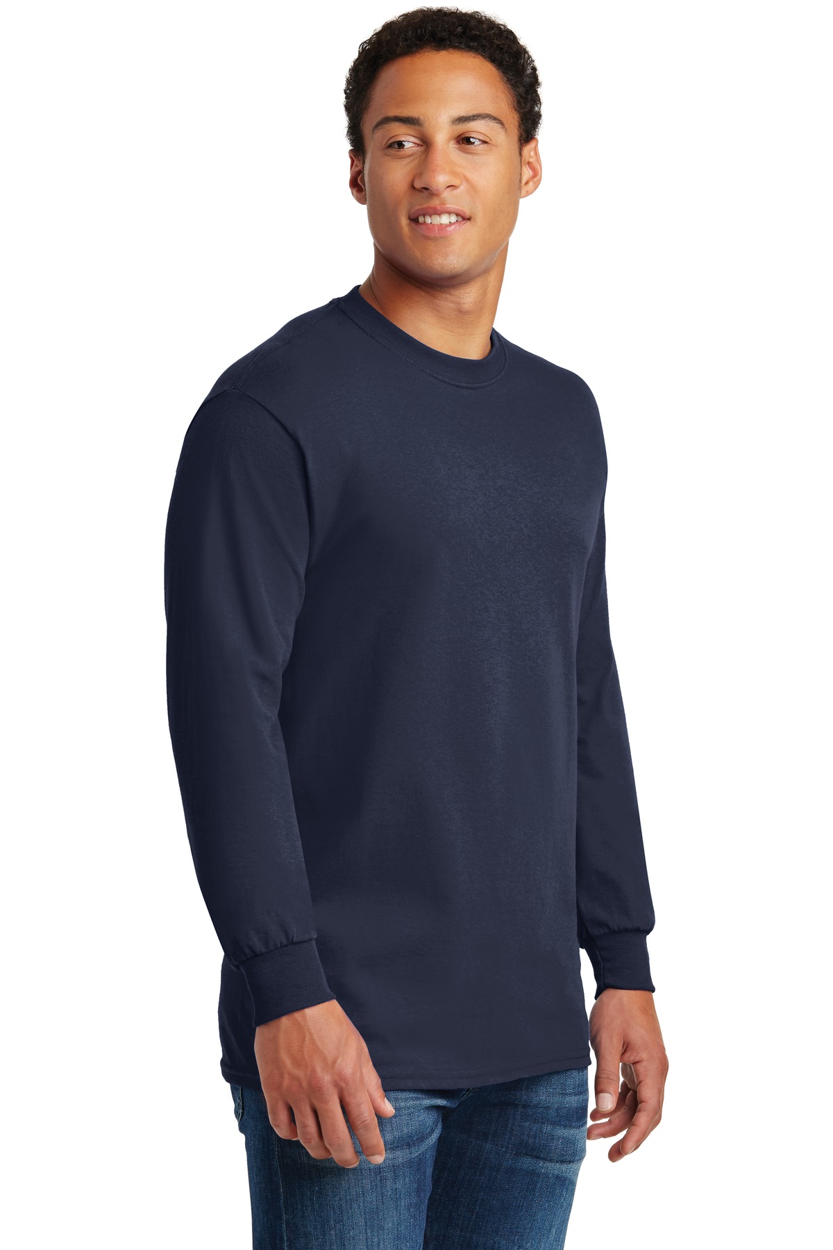Gildan - Heavy Cotton 100% Cotton Long Sleeve T-Shirt. 5400