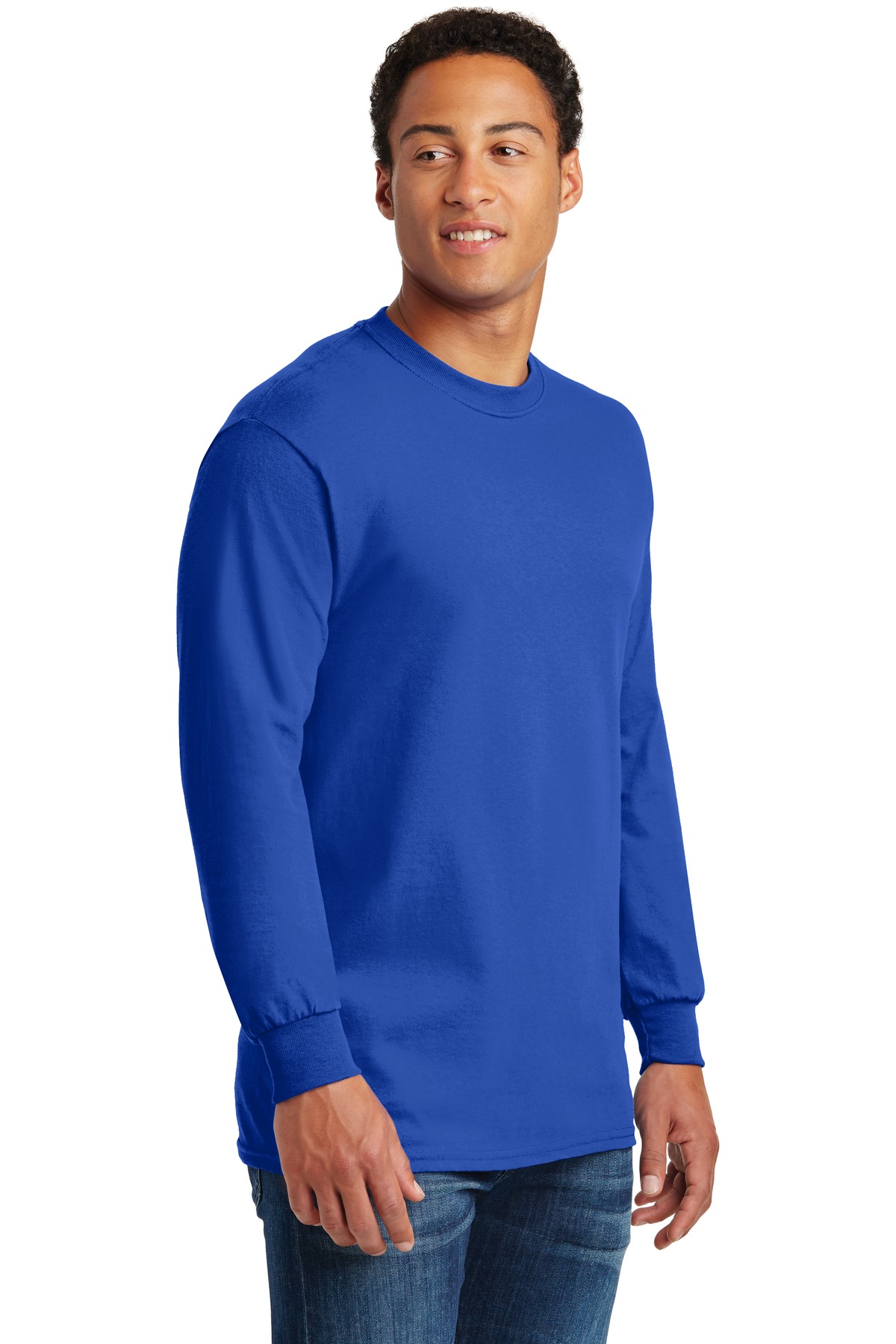 Gildan - Heavy Cotton 100% Cotton Long Sleeve T-Shirt. 5400