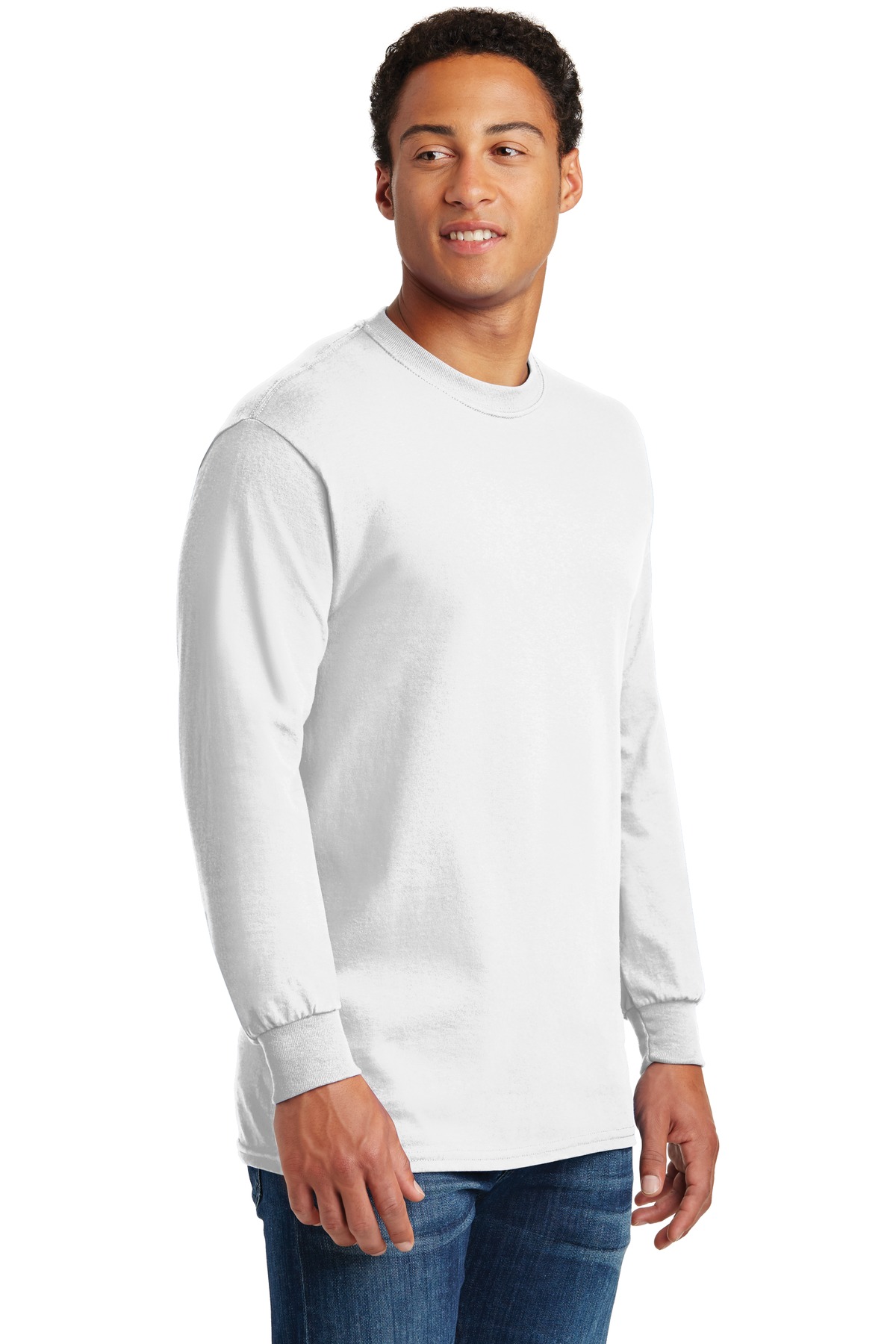 Gildan - Heavy Cotton 100% Cotton Long Sleeve T-Shirt. 5400