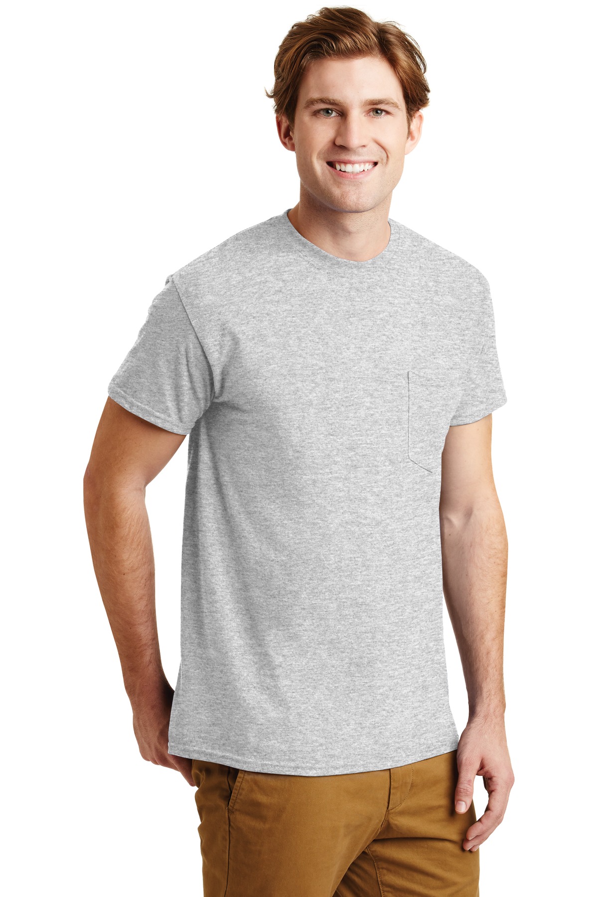Gildan - DryBlend 50 Cotton/50 Poly Pocket T-Shirt. 8300