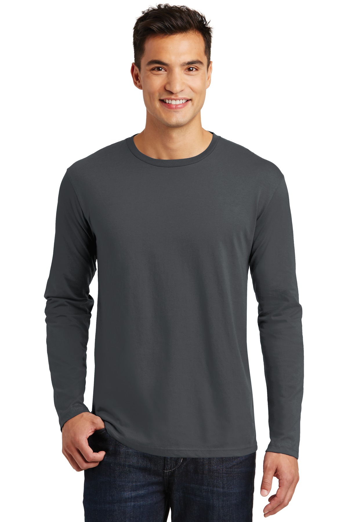 District  Perfect Weight Long Sleeve Tee. DT105
