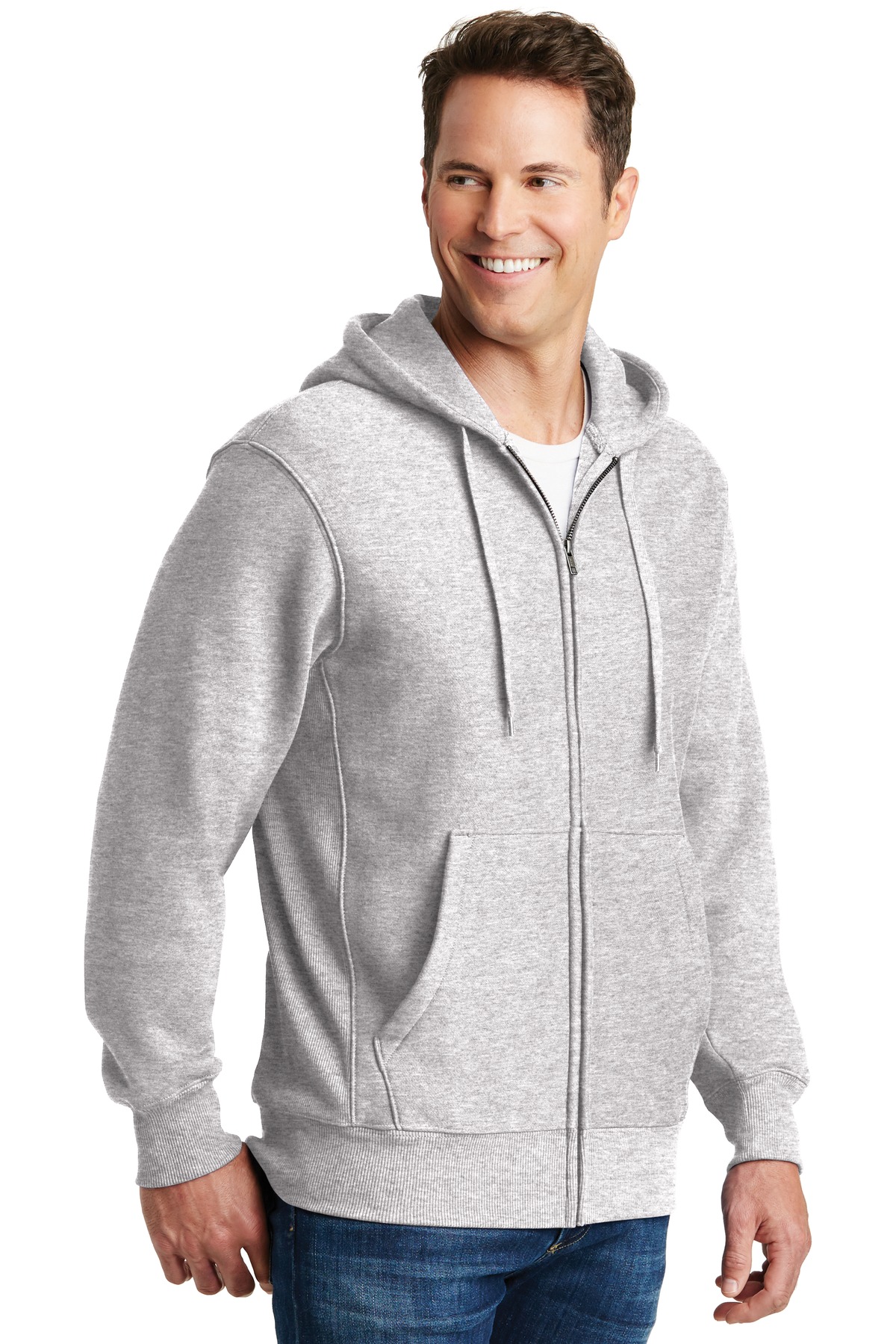 Sport-Tek Super Heavyweight Full-Zip Hooded Sweatshirt. F282