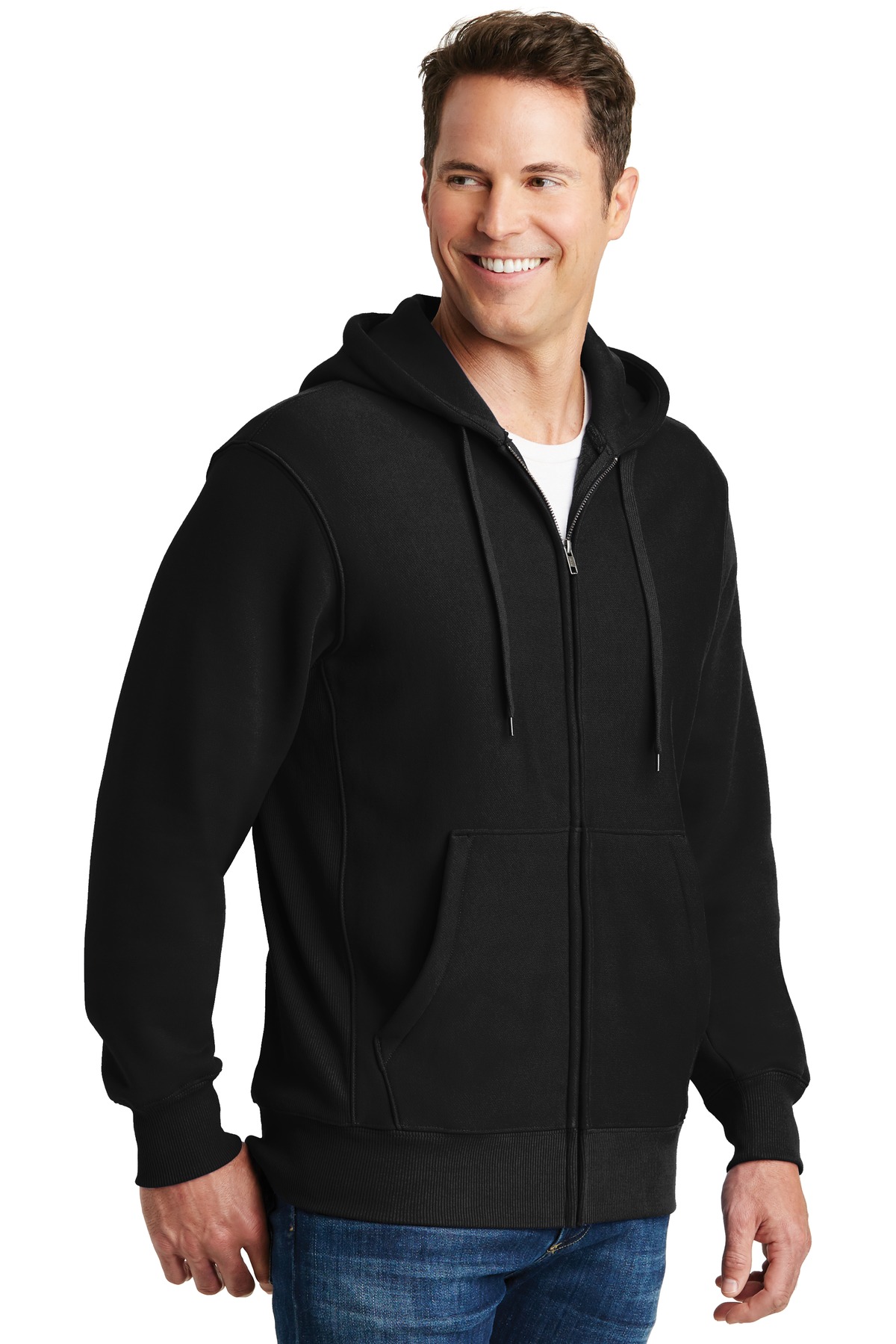 Sport-Tek Super Heavyweight Full-Zip Hooded Sweatshirt. F282