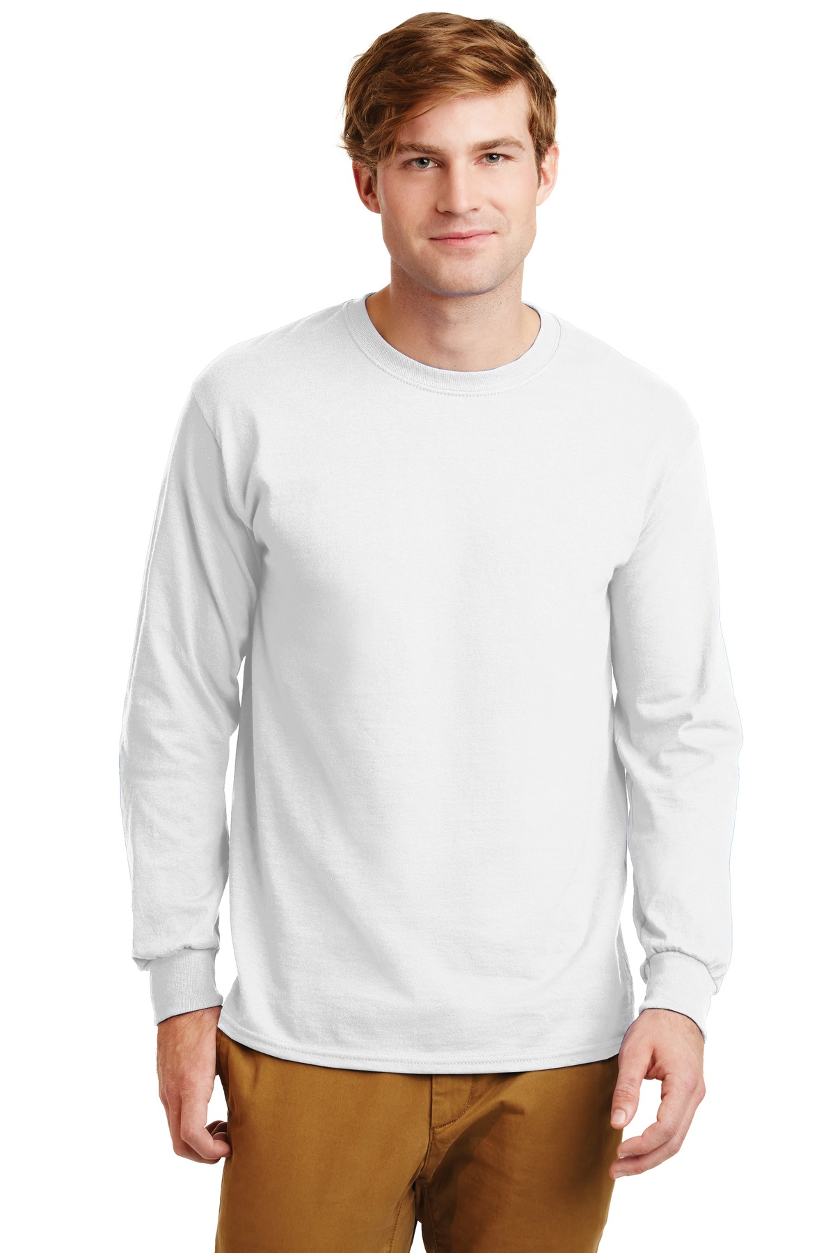 Gildan - Ultra Cotton 100% Cotton Long Sleeve T-Shirt. G2400